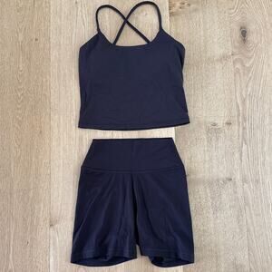 Elite Eleven Tank Top Airey & Bike Shorts Perform Size XS Brown